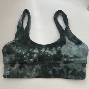 Lululemon Athletica Dark Tie-Dye Sports Bra